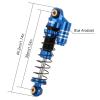 INJORA 39mm Shocks- Aluminum Threaded Adjustable Oil Filled Damper for SCX24 Gladiator C10 JLU Deadbolt B17 Axial 1/24 RC Crawler Car Upgrade Parts(Blue) view 2