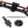 2 Sets SCX24 Steel Gears Overdrive OD Differential Gears 2/14t Fits for Axial SCX24 Whole Series Trucks, Fits for C10 JLU Gladiator Bronco Deadbolt view 2