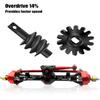 2 Sets SCX24 Steel Gears Overdrive OD Differential Gears 2/14t Fits for Axial SCX24 Whole Series Trucks, Fits for C10 JLU Gladiator Bronco Deadbolt view 4