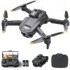 3T6B Foldable Drones with Camera for Adults, FPV Drone with WiFi Live Video for Beginners, 2 Batteries, Carrying Case, Altitude Hold, Gifts Drone for friends view 1