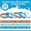 Zomiboo 36 Pieces Baby Shower Rubber Bracelets It's a Boy It's a Girl Wristbands Bear Elephant Baby Shower Decorations for Adult Party Favor Gender Reveal Party Supplies(Boy,Brown Blue) view 2