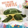 Civaner Big Green Sea Turtle Stuffed Animals Giant Soft Plush Toys, Large Ocean Turtle Body Pillow, Tortoise Toys Doll for Kid Boys Girls Girlfriend Valentine's, Birthday Gifts(12 Inches) view 2