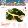 Civaner Big Green Sea Turtle Stuffed Animals Giant Soft Plush Toys, Large Ocean Turtle Body Pillow, Tortoise Toys Doll for Kid Boys Girls Girlfriend Valentine's, Birthday Gifts(12 Inches) view 3