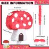 Charniol Mushroom Pinata with Stick and Blindfold, Paper, Baby Shower, Fantasy Theme Decoration view 3