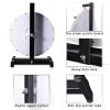 Hooomyai 15" Tabletop Prize Wheel 10 Slots with Heavy Duty Base Stand Spinning Wheel for Prizes with Dry Erase Markers and Eraser for Carnival Trade Show Party view 4