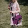 Bag compatible with Toniebox Starter Set, Carrying Case with Transparent Tote for Tonies Figures, Purple view 4