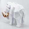 Colias Wing Home Decor Cartoon Animal Geometric Mammoth Shape Design Coin Bank Money Saving Bank Toy Bank Cents Penny Piggy Bank view 3
