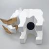 Colias Wing Home Decor Cartoon Animal Geometric Mammoth Shape Design Coin Bank Money Saving Bank Toy Bank Cents Penny Piggy Bank view 4