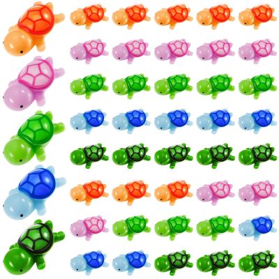 60 Pcs Resin Sea Turtle Figure Mini Sea Turtle Figurines Bulk Multicolor Miniature Figure for DIY Ornaments Ocean Animal Figurines DIY Home Garden Birthday Party Favor Decoration
