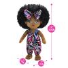 JUSTQUNSEEN Black Baby Dolls African American Doll Black Dolls 12'', Baby Dolls for Girls,Soft for Girls Stuffed Plush Doll for Girl (Small B-Pink) view 2