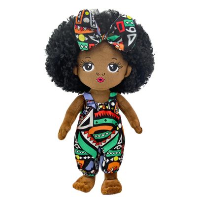JUSTQUNSEEN Black Baby Doll s Soft Doll, 12 Black Dolls African American Ba by Dol l Soft Baby Doll,Plush Doll s Girls Black Baby Dolls for Christmas