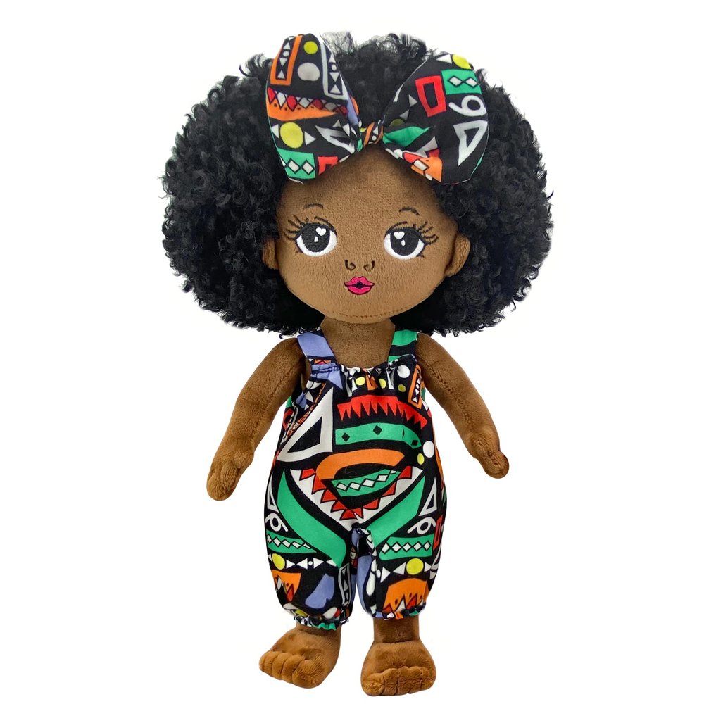 JUSTQUNSEEN Black Baby Doll s Soft Doll, 12 Black Dolls African American Ba by Dol l Soft Baby Doll,Plush Doll s Girls Black Baby Dolls for Christmas