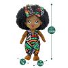 JUSTQUNSEEN Black Baby Doll s Soft Doll, 12 Black Dolls African American Ba by Dol l Soft Baby Doll,Plush Doll s Girls Black Baby Dolls for Christmas view 2