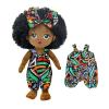 JUSTQUNSEEN Black Baby Doll s Soft Doll, 12 Black Dolls African American Ba by Dol l Soft Baby Doll,Plush Doll s Girls Black Baby Dolls for Christmas view 3