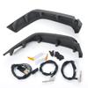 RCHUBAM RC Fender Wheel Eyebrow Mudguards with LED Spotlight Lights for 1/10 Axial SCX10 III AXI03007 RC Crawler Car view 3