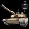 Ssccgym 3918 Remote Control Heavy Tank M1A2 RC Battle War Military Vehicle Metal Steel Gearbox Simulation Smoke Shooting Sound Effect Collection (Desert Yellow Professional Edition) view 1