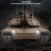 Ssccgym 3918 Remote Control Heavy Tank M1A2 RC Battle War Military Vehicle Metal Steel Gearbox Simulation Smoke Shooting Sound Effect Collection (Desert Yellow Professional Edition) view 3