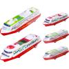 Toyvian Boy Wind up Toys Boats: 5Pcs Ocean Liner Cruise Yacht Collection Toy, Plastic Boat Models Summer Ship Race Game, 6.3 X 1.77 X 1.26 Inches view 1