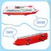 Toyvian Boy Wind up Toys Boats: 5Pcs Ocean Liner Cruise Yacht Collection Toy, Plastic Boat Models Summer Ship Race Game, 6.3 X 1.77 X 1.26 Inches view 4