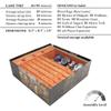 SMONEX Wooden Organizer Compatible with All Blood Rage Expansions - Wooden Organizer Suitable for Vertical Storage - Convenient and Stylish Insert Ideal for Blood Rage Board Game view 2