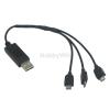 3.7V 3 in 1 USB Charger Cable Android Plug for RC Quadcopter Drone E58 JY019 XS809 XS809S X192 X196 view 3