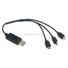 3.7V 3 in 1 USB Charger Cable Android Plug for RC Quadcopter Drone E58 JY019 XS809 XS809S X192 X196 view 4