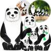 AEVVV Panda Nesting Dolls Set of 5 pcs - Panda Bear Gifts for Girls - Panda Decor - Matryoshka Dolls with Panda Figurines view 1