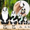 AEVVV Panda Nesting Dolls Set of 5 pcs - Panda Bear Gifts for Girls - Panda Decor - Matryoshka Dolls with Panda Figurines view 3