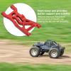 RC Front Lower Arm, 2pcs RC Front Lower Suspension Arm Aluminum Alloy for 1/10 22S 2WD No Prep Drag Car(Red) Body Parts view 4