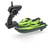 NEXTAKE 2.4GHz Remote Control Motorboat, 1 : 14 High Speed Marine Water Toy with 2 Motors, 2 Speed Levels - Jet Ski Pool Toy (Green) view 1