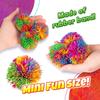 JA-RU Fluff & Toss Mini Stringy Balls for Kids (12 Pack, 3 Each) Sensory Stress Toys With Soft Rubber Strings. Silent Fidget Toys. Bulk Party Favors. 1072-12s view 3
