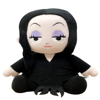 Great Eastern Entertainment Addams Family Animated Move 2 - Morticia Addams Sitting Plush 7" H