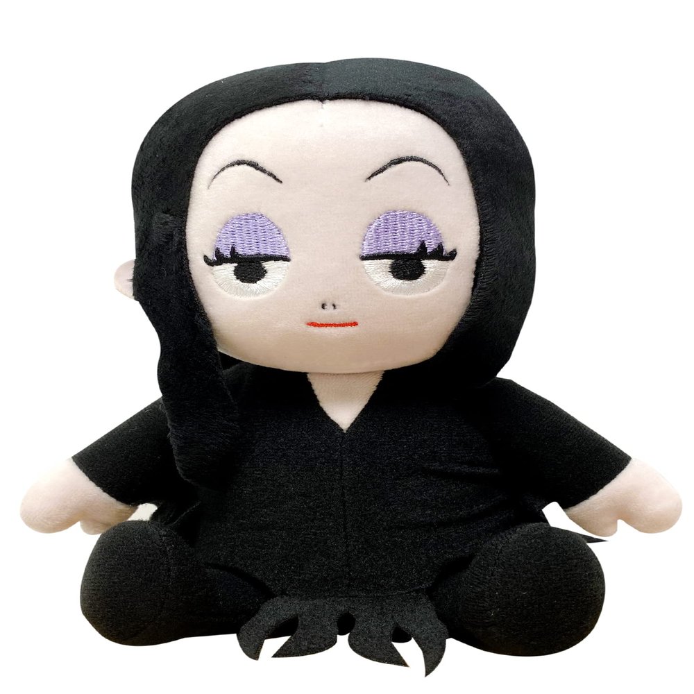Great Eastern Entertainment Addams Family Animated Move 2 - Morticia Addams Sitting Plush 7" H