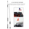 Simulation Antenna, Metal Simulation Antenna, 2 Pcs Metal Decoration Accessory Parts Simulation Antenna for Traxxas -4 RC Crawler Car view 2
