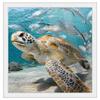 20x20 Puzzle Frame Set with Peel & Stick Puzzle Glue Sheets White Wood - Includes Acrylic Front, Foam Backing Board, and Wall Hardware view 4