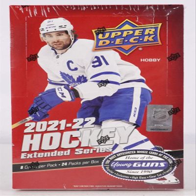 2021/22 Extended Series Hockey Hobby Box 24 Packs Per Box, 8 Cards Per Pack