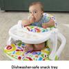 Fisher-Price Portable Baby Chair Kick & Play Deluxe Sit-Me-Up Seat with Piano Learning Toy and Snack Tray for Infants to Toddlers view 4