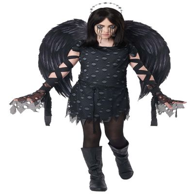 California Costumes Girl's Angel of Darkness Costume X-Large