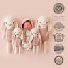 cuddle + kind Harper The Bunny Regular 20" Hand-Knit Doll  1 Doll = 10 Meals, Fair Trade, Heirloom Quality, Handcrafted in Peru, 100% Cotton Yarn view 2
