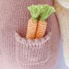 cuddle + kind Harper The Bunny Regular 20" Hand-Knit Doll  1 Doll = 10 Meals, Fair Trade, Heirloom Quality, Handcrafted in Peru, 100% Cotton Yarn view 3