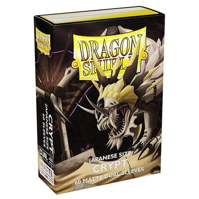 5 Packs Dragon Shield Dual Matte Mini Japanese Crypt 60 ct Card Sleeves Value Bundle!