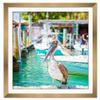 20x20 Jigsaw Puzzle Frame Kit - Kit Includes Puzzle Glue Sheets, Bronze Wood Puzzle Frame with White Mat, UV Acrylic, Backing, Hanging Hardware view 2