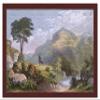 24x30 Puzzle Frame Set with Peel & Stick Puzzle Glue Sheets Brown Wood - Includes Acrylic Front, Foam Backing Board, and Wall Hardware view 3