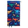 Lillian Vernon Dinosaur Personalized Indoor Sleeping Bag - Kids Sleepover & Napper Sleep Sack - Plush, Cute, & Cozy Cotton Poly Blend - Girls, Boys, & Toddler 30 x 60 Size view 1