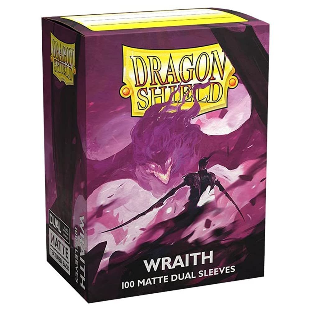 5 Packs Dragon Shield Dual Matte Wraith Standard Size 100 ct Card Sleeves Value Bundle!