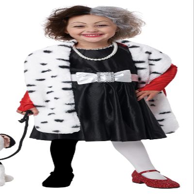 California Costumes, Dalmatian Diva, Toddler Large (4-6)