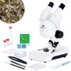 AmScope - 30X Deluxe All-in-One Portable Stereo Microscope with LED Dual-Illumination and Accessory Kit - SE122 view 1