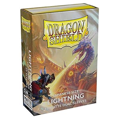 5 Packs Dragon Shield Dual Matte Mini Japanese Lightning 60 ct Card Sleeves Value Bundle!