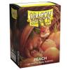 10 Packs Dragon Shield Dual Matte Peach Standard Size 100 ct Card Sleeves Display Case view 1