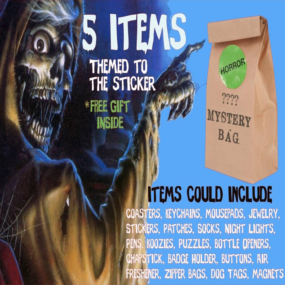 Horror Mystery Bag 5 Items Themed To Your Choice (Leatherface)
